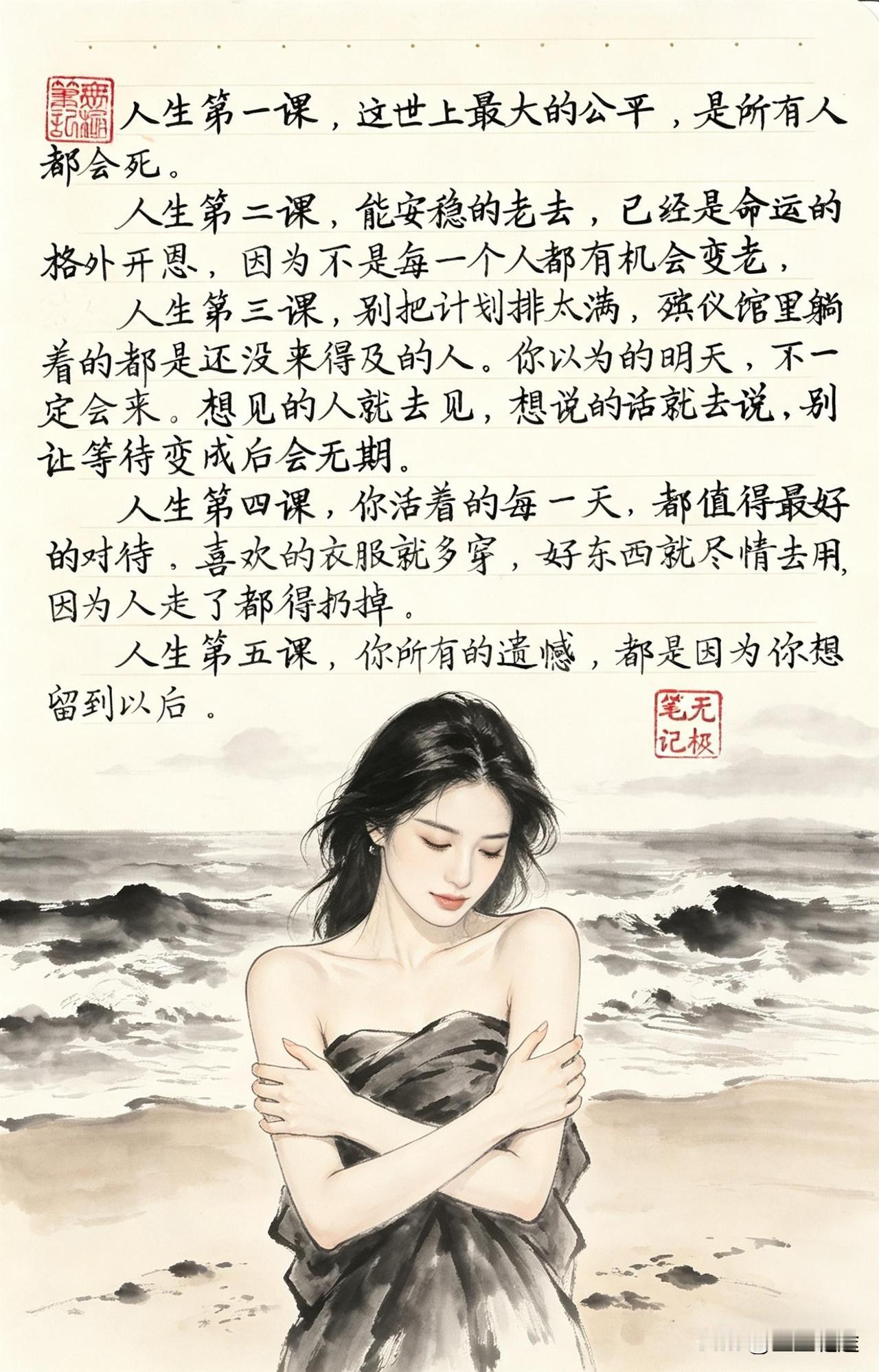 这5句扎心话，道尽了人生的真相。人生第一课，这世上最大的公平，是所有人都会死。