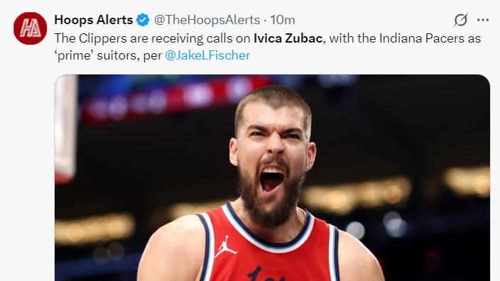 哈登交易后快船惨败！祖巴茨遭多队报价 伦纳德数据亮眼难救球队