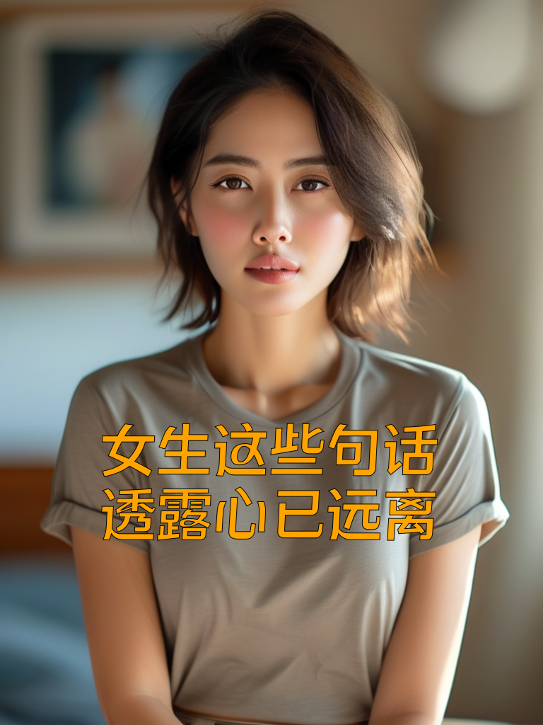 女生这些句话，透露心已远离