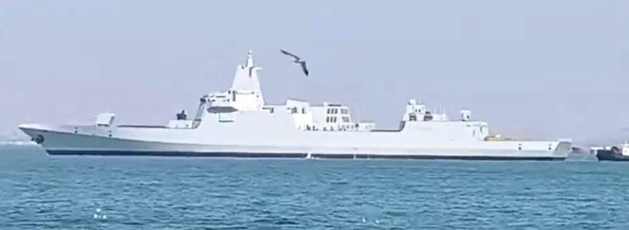 网传海试中的第12艘055大驱，新的112海试服役在即，老112（哈尔滨舰）应该