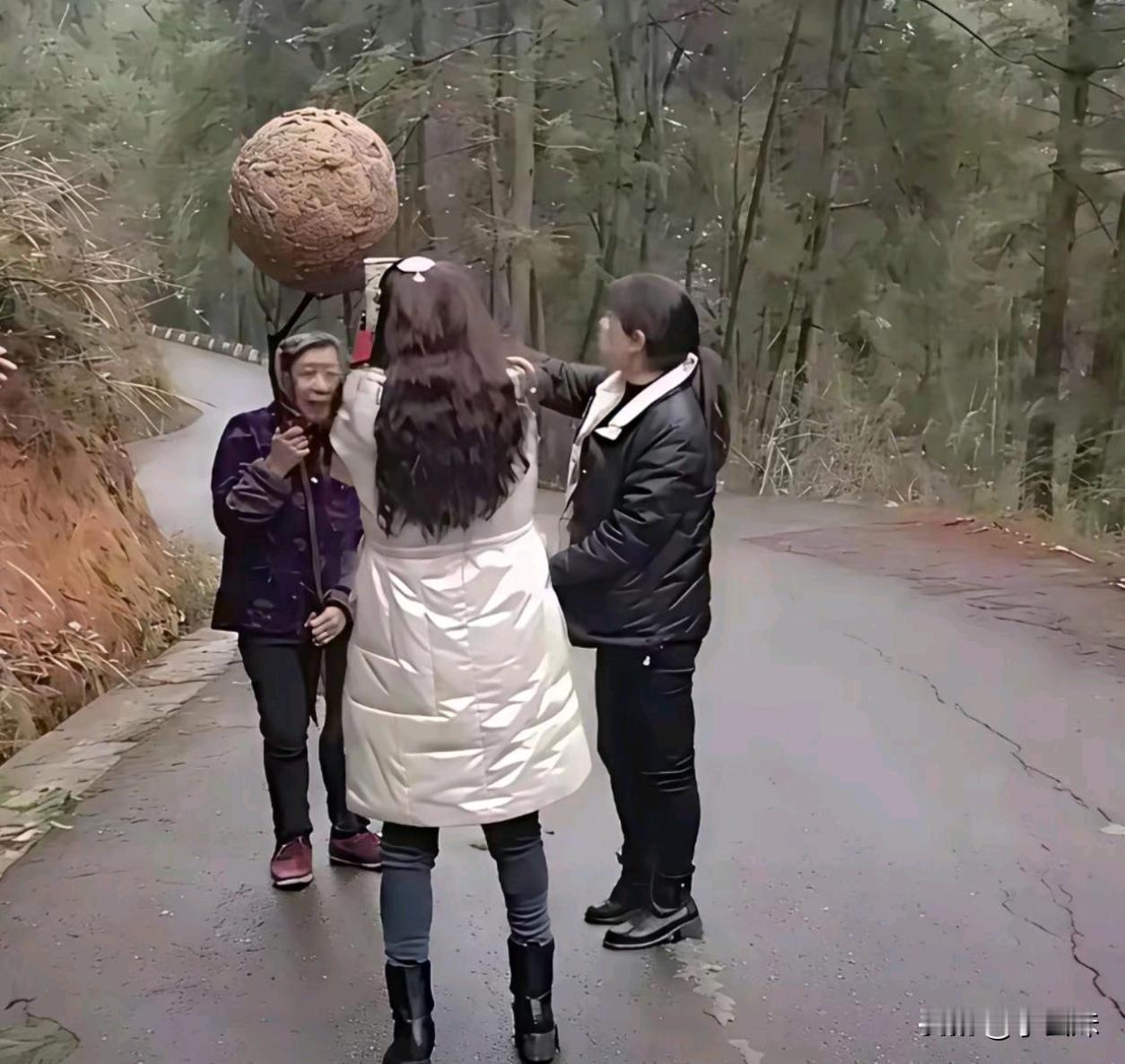 这胆子也太大了吧，真的不怕被蛰吗？