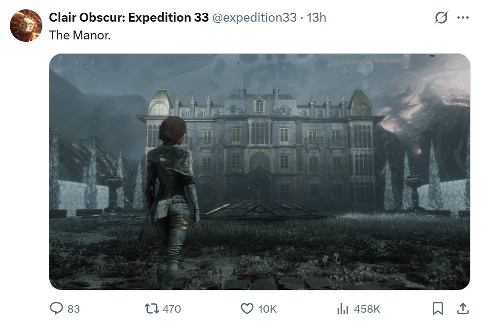 【《光与影：33号远征队》官方晒图引发DLC猜测】近日，游戏《光与影：33号远征