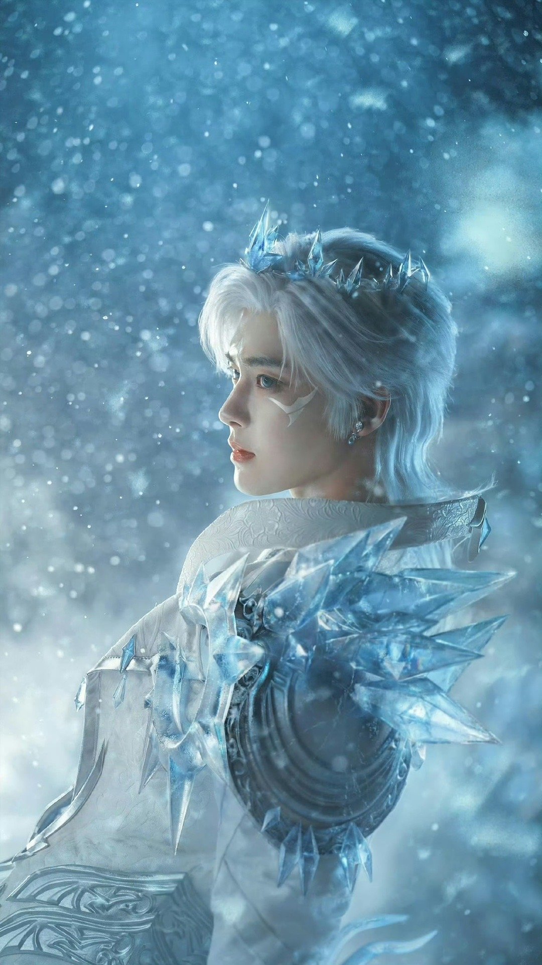 侯明昊和平精英霜狼大使卧槽卧槽！比建模还建模！真二次元了