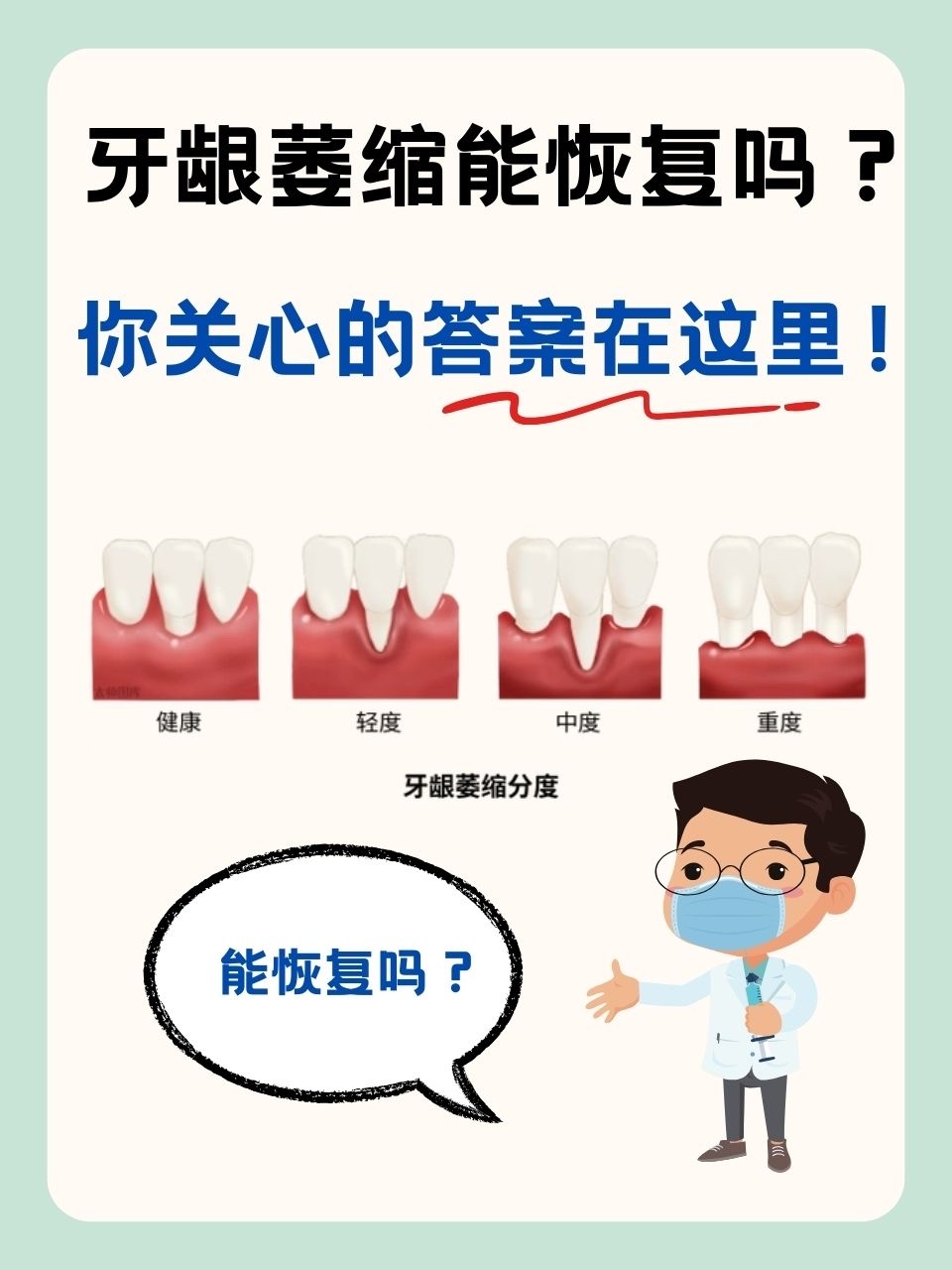 经络淤堵致牙龈萎缩自查对照表一、胃经堵塞（上牙龈萎缩）1.上牙牙龈先干瘪、往