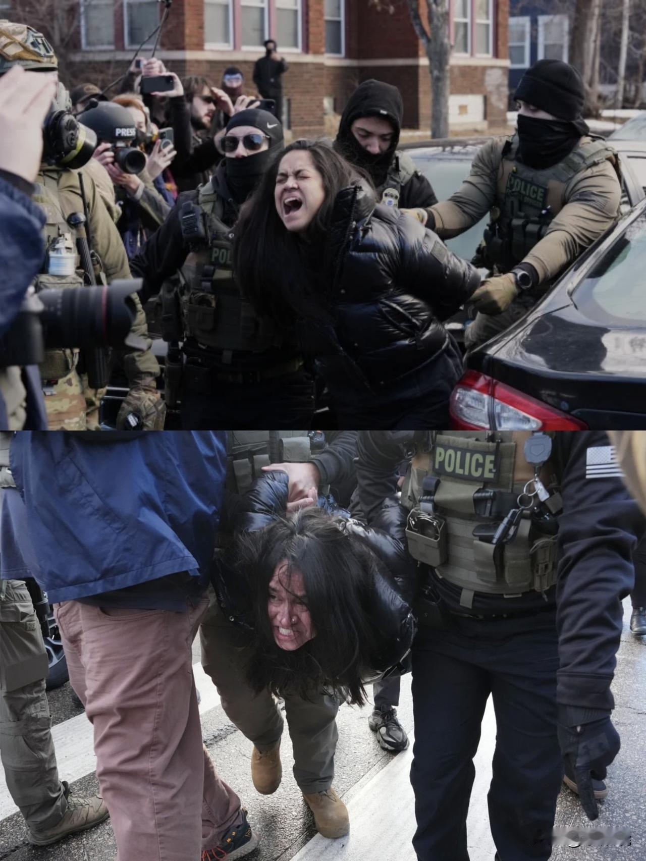 根据这名女子周四发布的声明，一名美国公民在前往明尼阿波利斯接受医疗预约的途中被拖