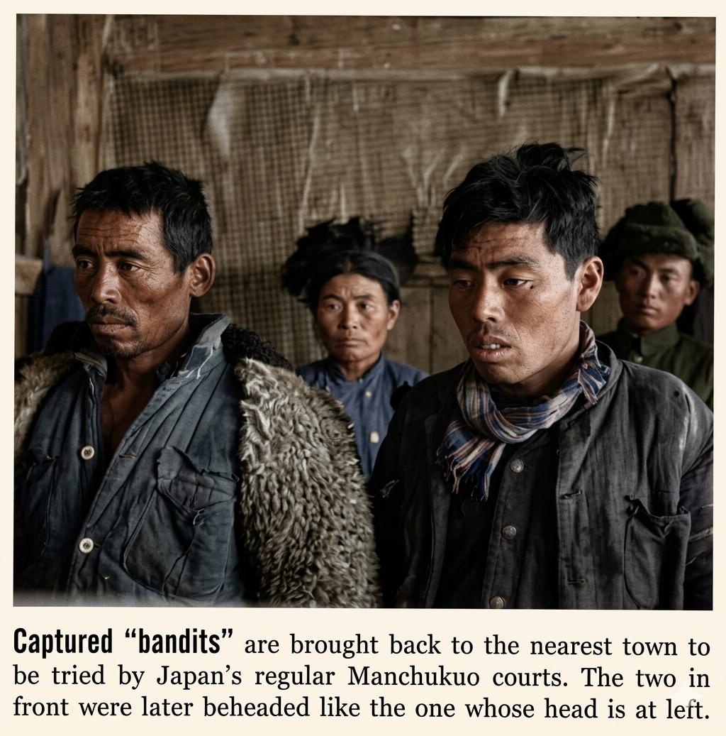 这张照片来自海外旧画报原版扫描件，附带同期英文原始配文，无后期篡改：Captur