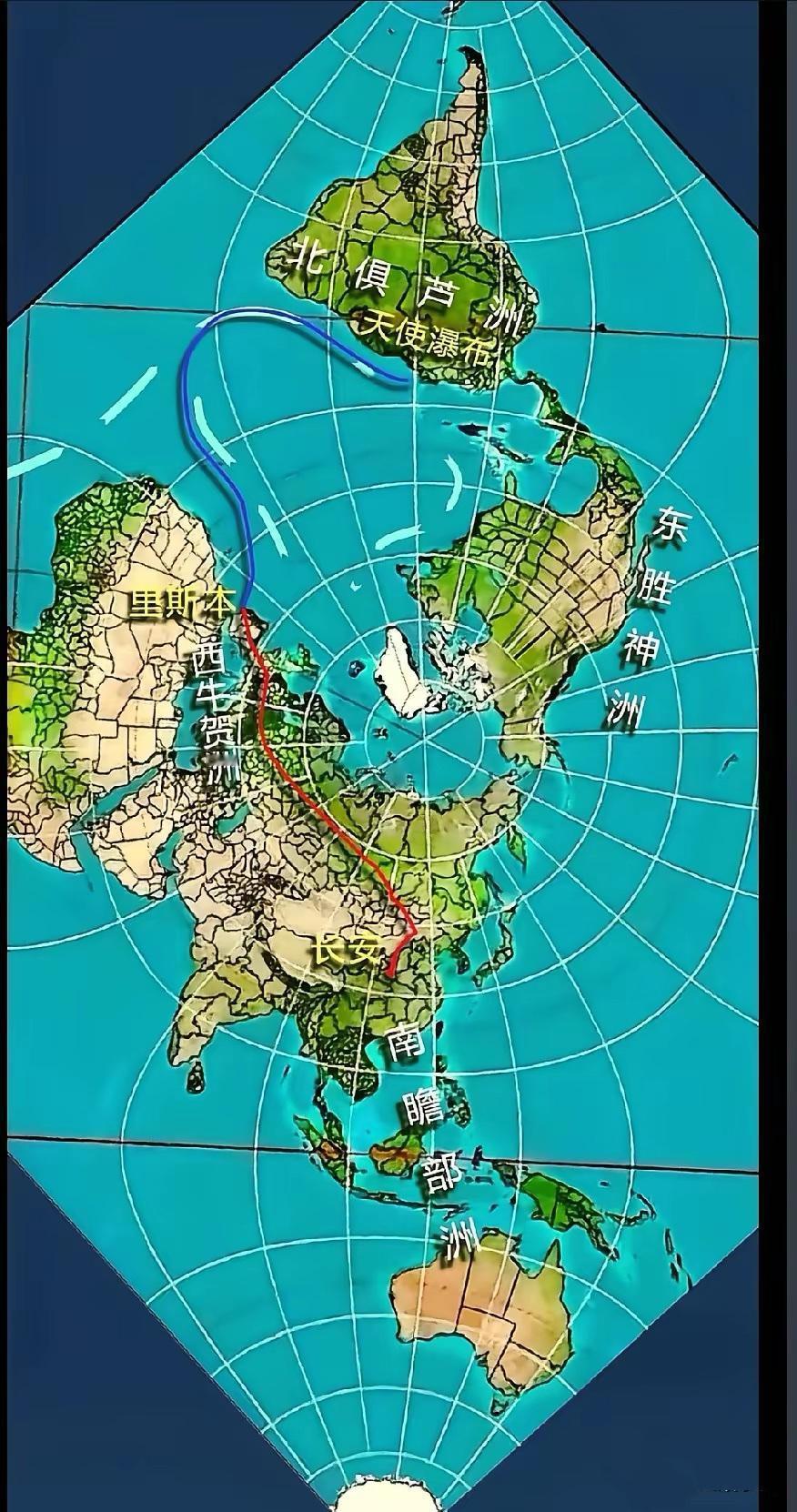 孙悟空出生在北美洲，怎么可能去中国？《西游记》中的世界由东胜神洲、西牛贺洲、
