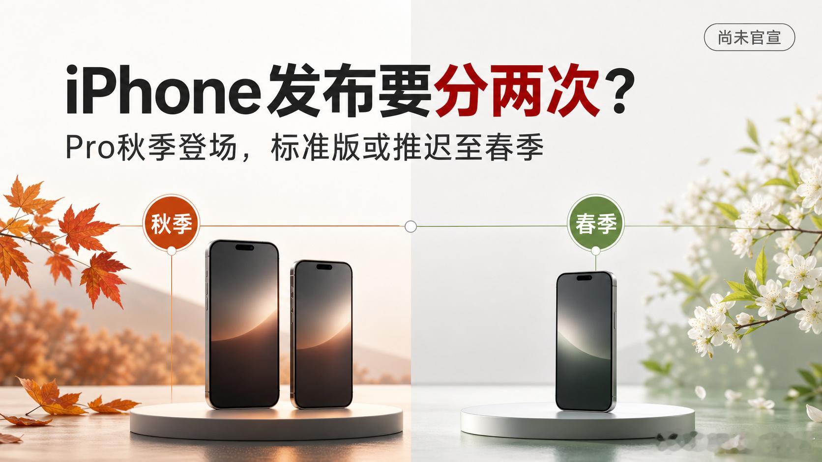 可能真的等不到标准版iPhone 18。多家媒体和供应链消息称，苹果...