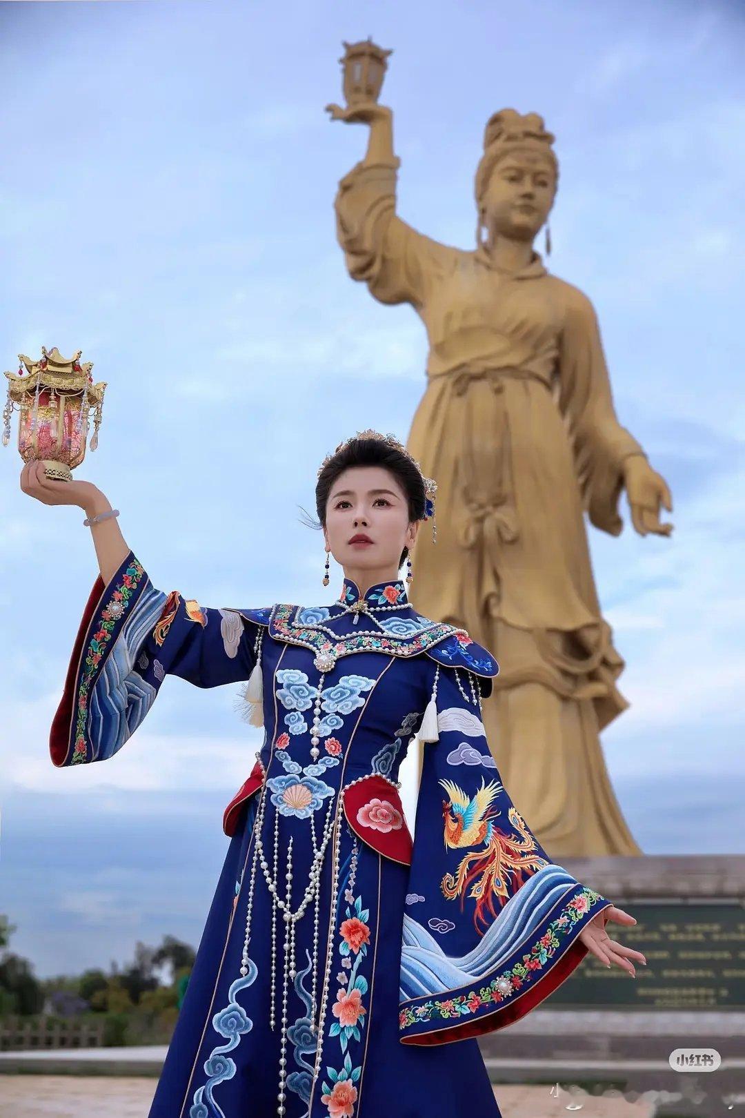 万万没想到，连涛姐也逃脱不了网友的审判，刘涛诞辰穿满服，林默娘明明是宋朝人士，穿