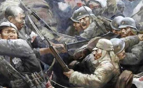 1939年深秋，我军宿营时，百余名日军悄然发动突袭。战士李仕亮挺起刺刀冲向敌群，