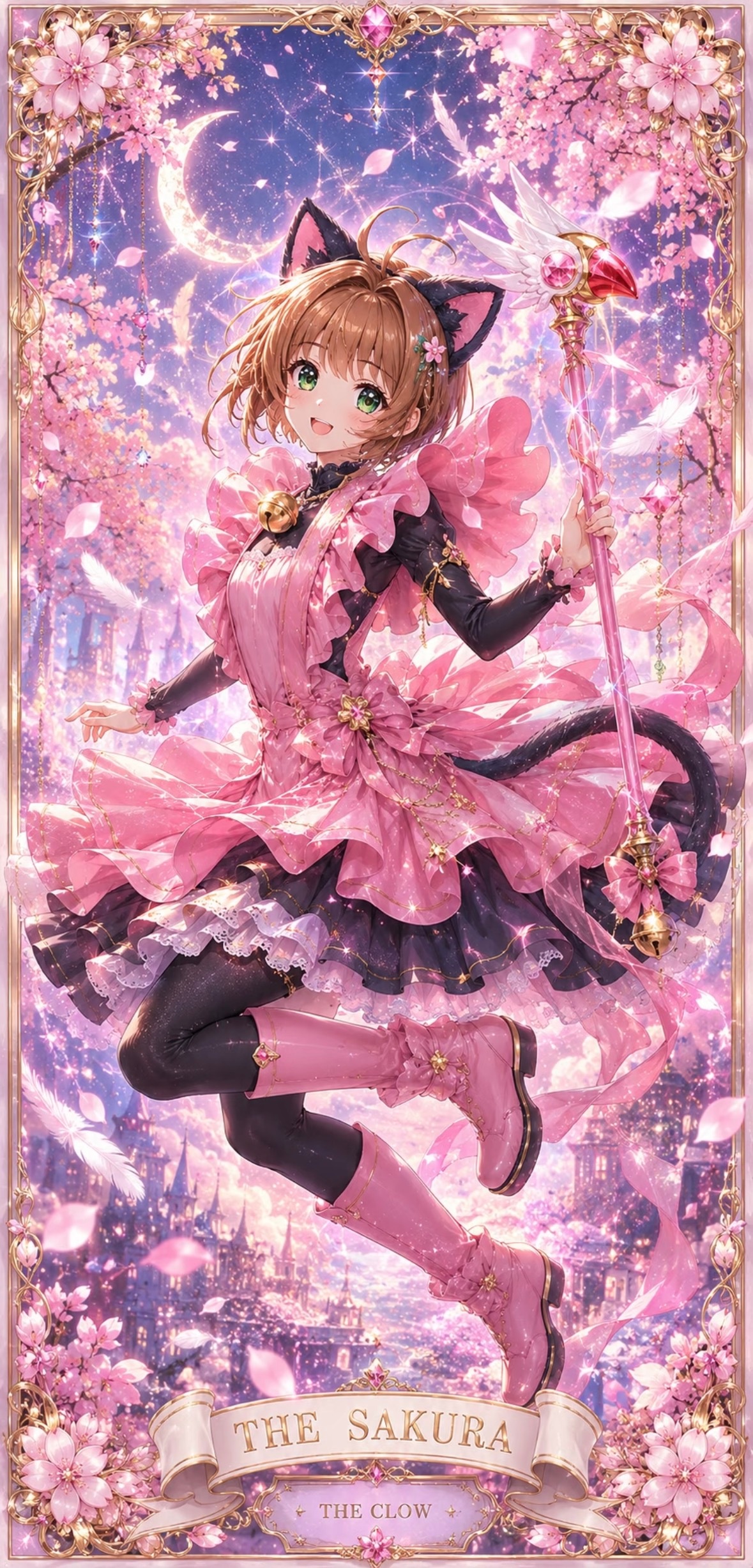 魔卡少女樱🌸小樱壁纸，是我的童年没错啦！动漫仲夏狂欢季盛夏壁纸大放送魔卡少女樱