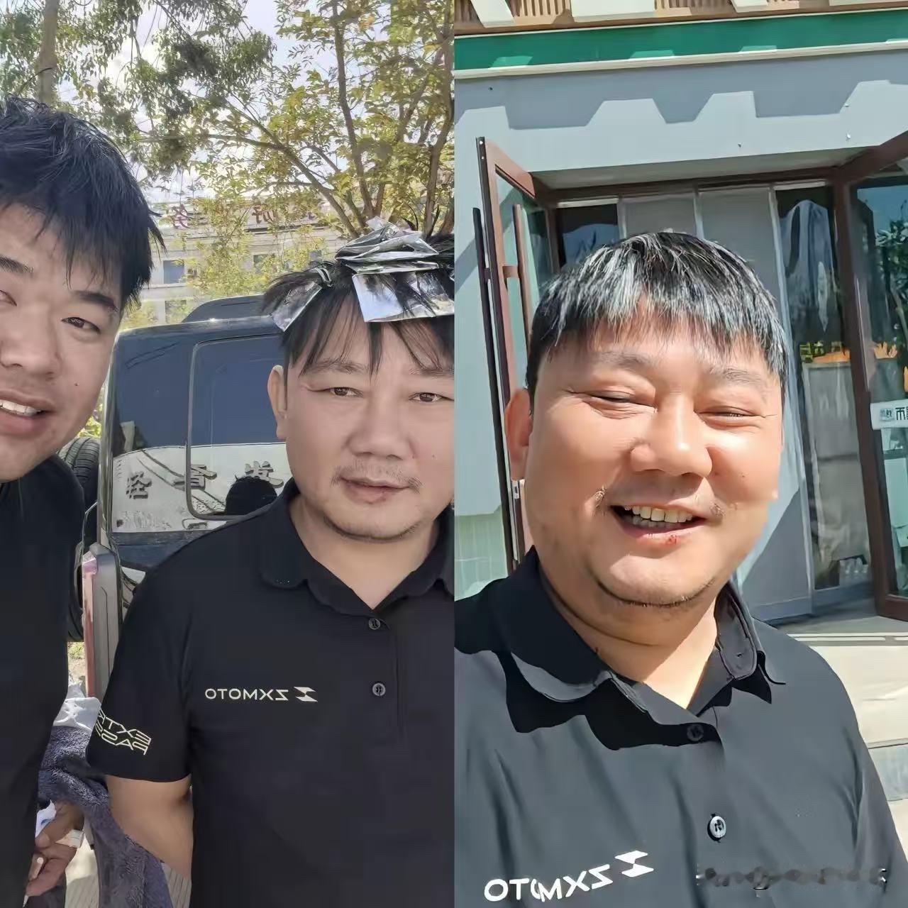 新疆这家理发店的老板，该说你什么好呢？张雪机车创始人张雪，带着几十万人的