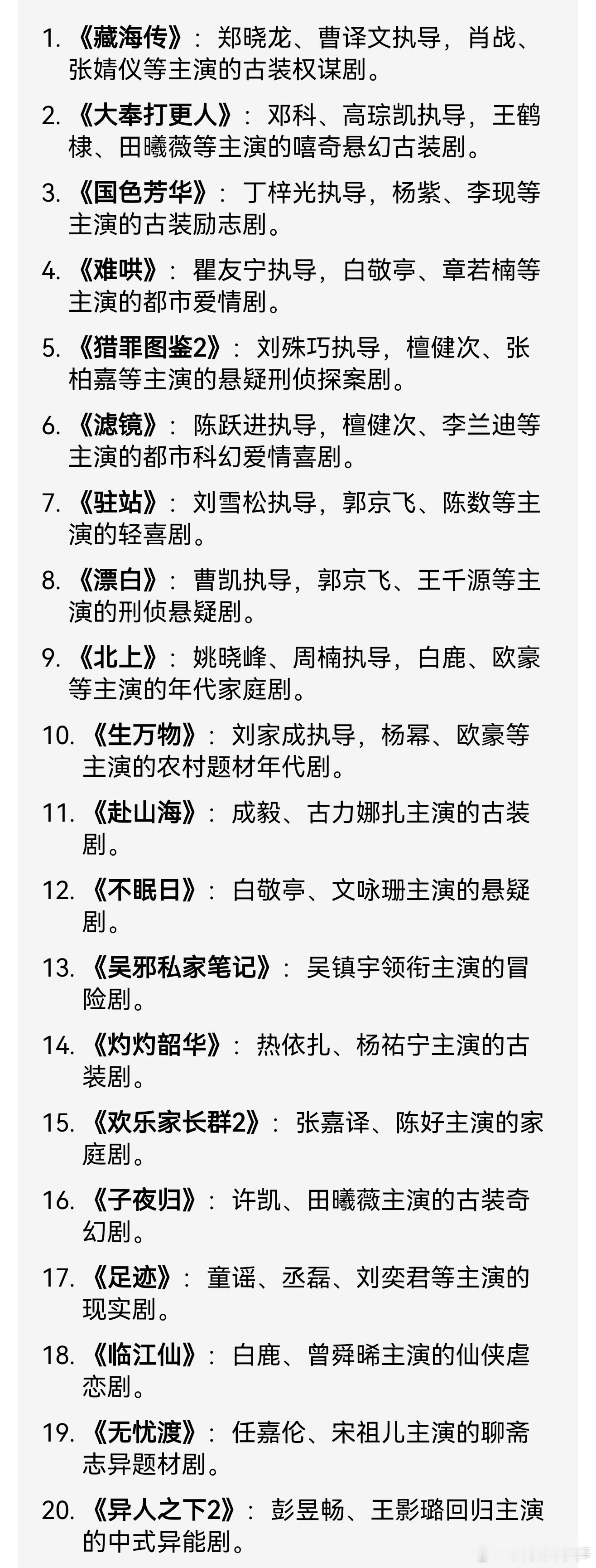 这届视界大会顶流能来几个今年的爆剧还不少呢！2025微博视界大会官宣​​​