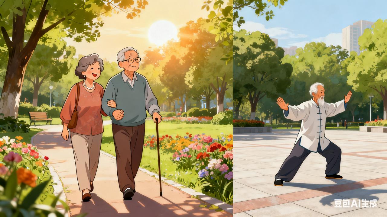 千万要想清楚，人老了只有享到两种福：一、享老伴的福二、享自己身体好的福