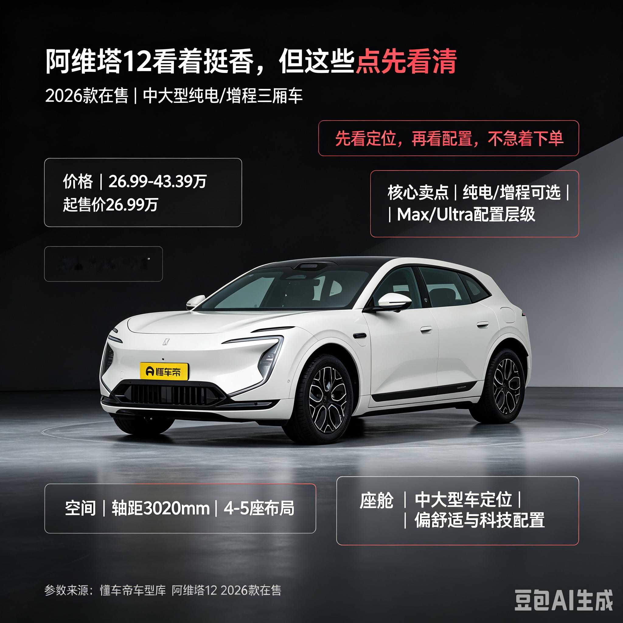 阿维塔12看着香，这些点先看清