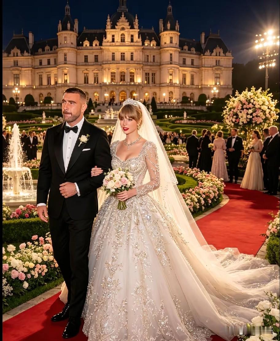 耗资2000万！霉霉麦迪逊广场花园世纪婚礼刷屏，城堡花海浪漫到极致近日，泰