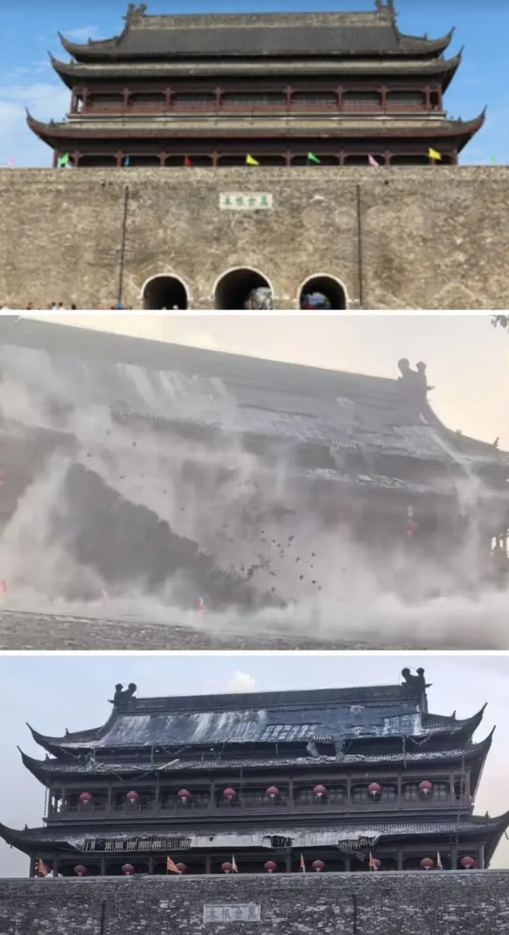 凤阳钟鼓楼数百年来的坎坷命运:1375年明朝初始建；明末毁于李自成军队与明军