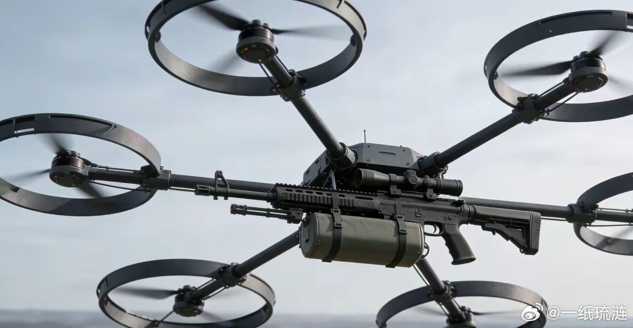 枪能飞了，子弹还带导航，这玩意真能上战场？昨天看到新闻，中国第一次公开无人飞枪和
