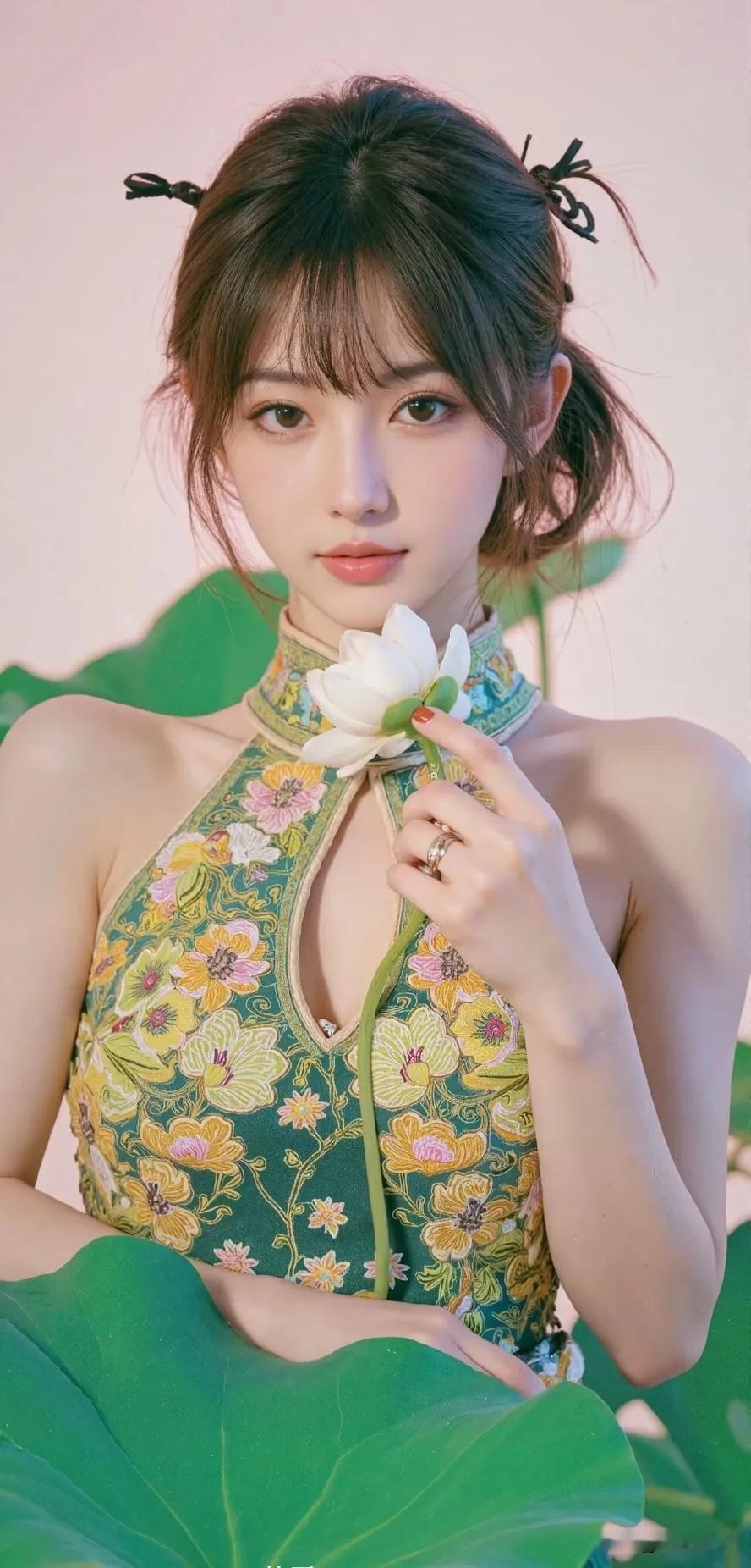 光之影温柔花语，清新自然，美如画卷。