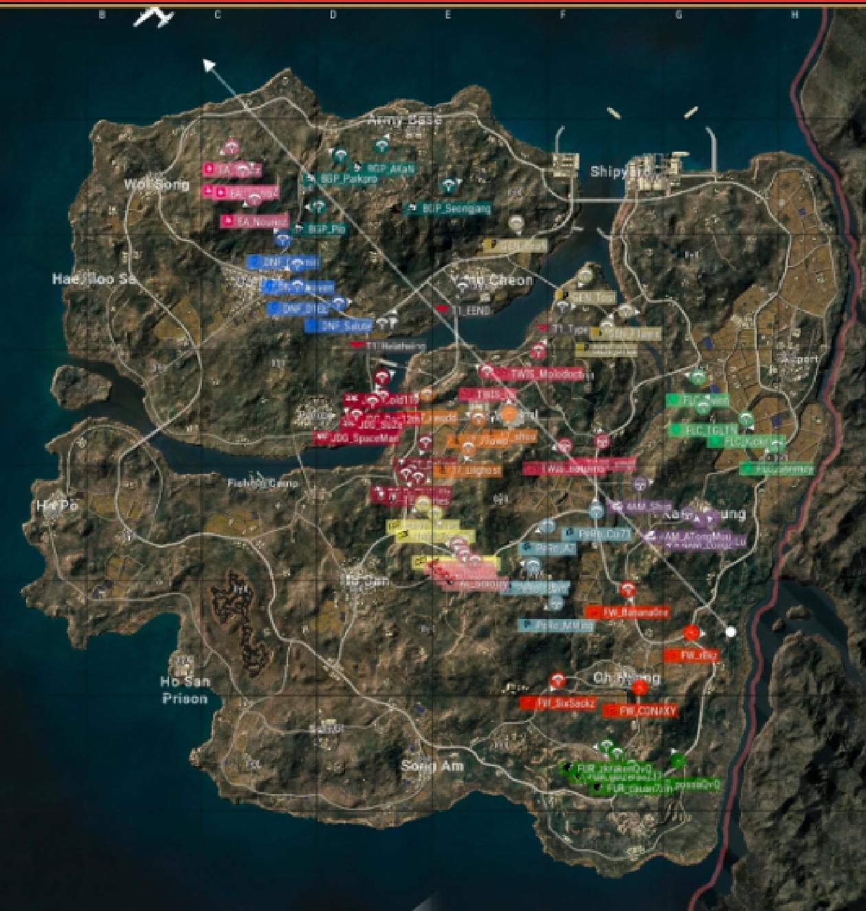 PPMI大师邀请赛D3R1: FLC吃鸡, 单局11淘汰