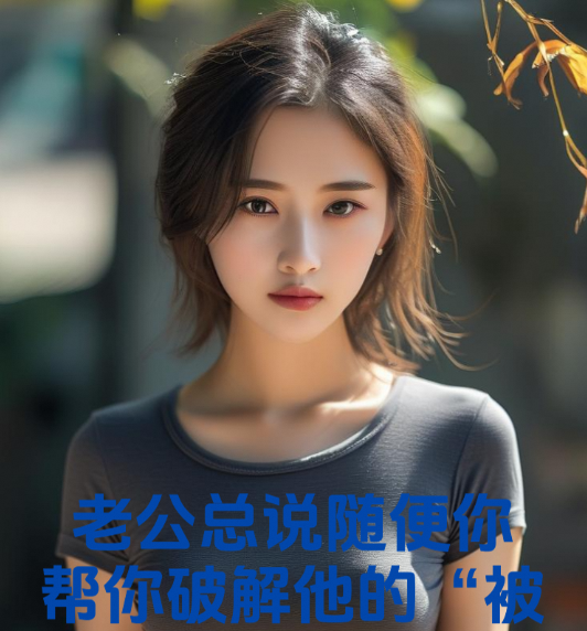 老公总说随便你？帮你破解他的“被动攻击”