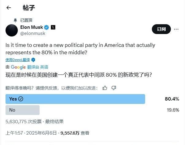 马斯克呼吁组建“美国党”，是噱头还是打算与两党分庭抗礼？埃隆·马斯克，1971