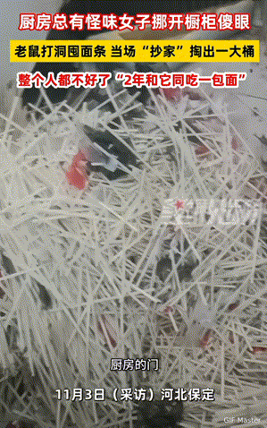 笑不活了！河北，女子闻到自家厨房总有一股怪味，一直也找不到原因。后来无奈就把橱柜