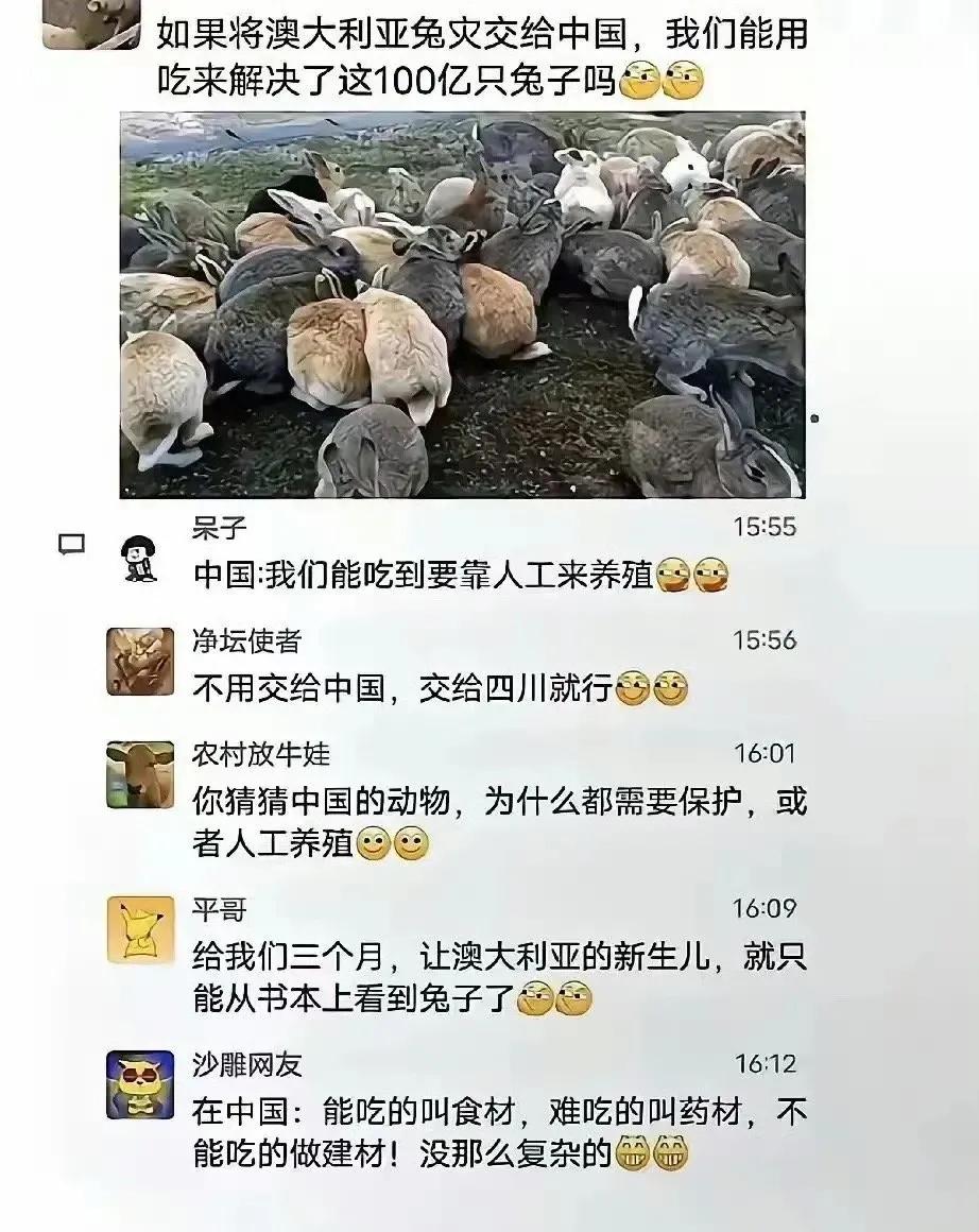 网友真会总结：在中国，能吃的叫食材，难吃的叫药材，不能吃的做建材！