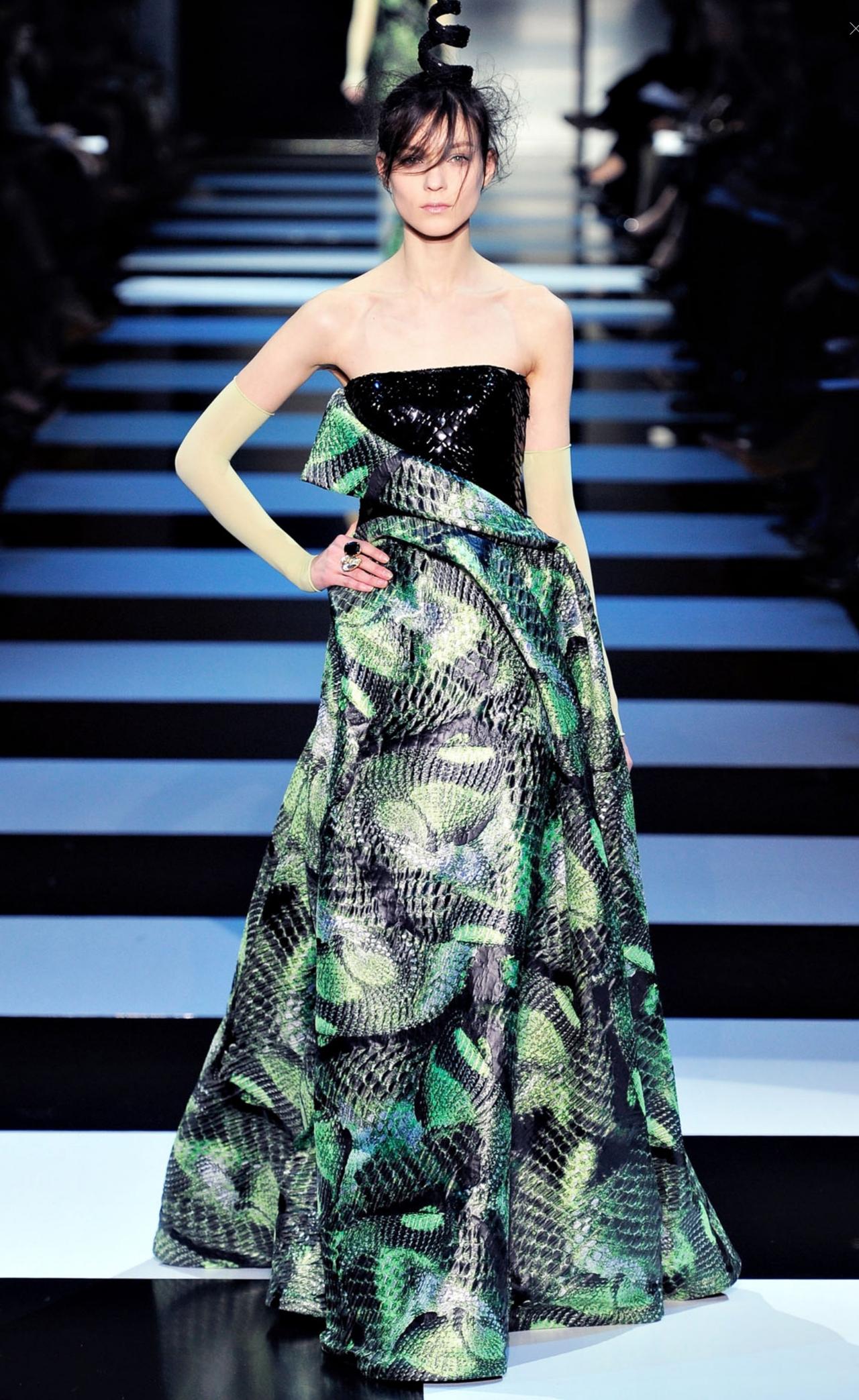 秀场回顾|ArmaniPrivé2012春夏高级定制系列：光影游戏，面料