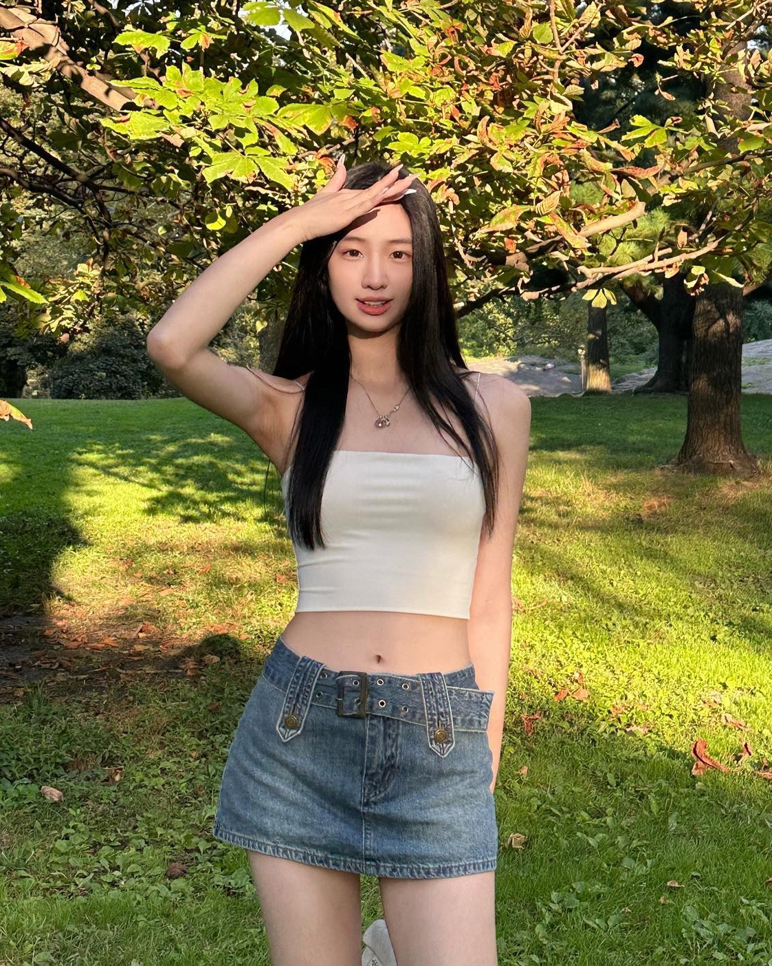 现在的女生都太爱露腰了