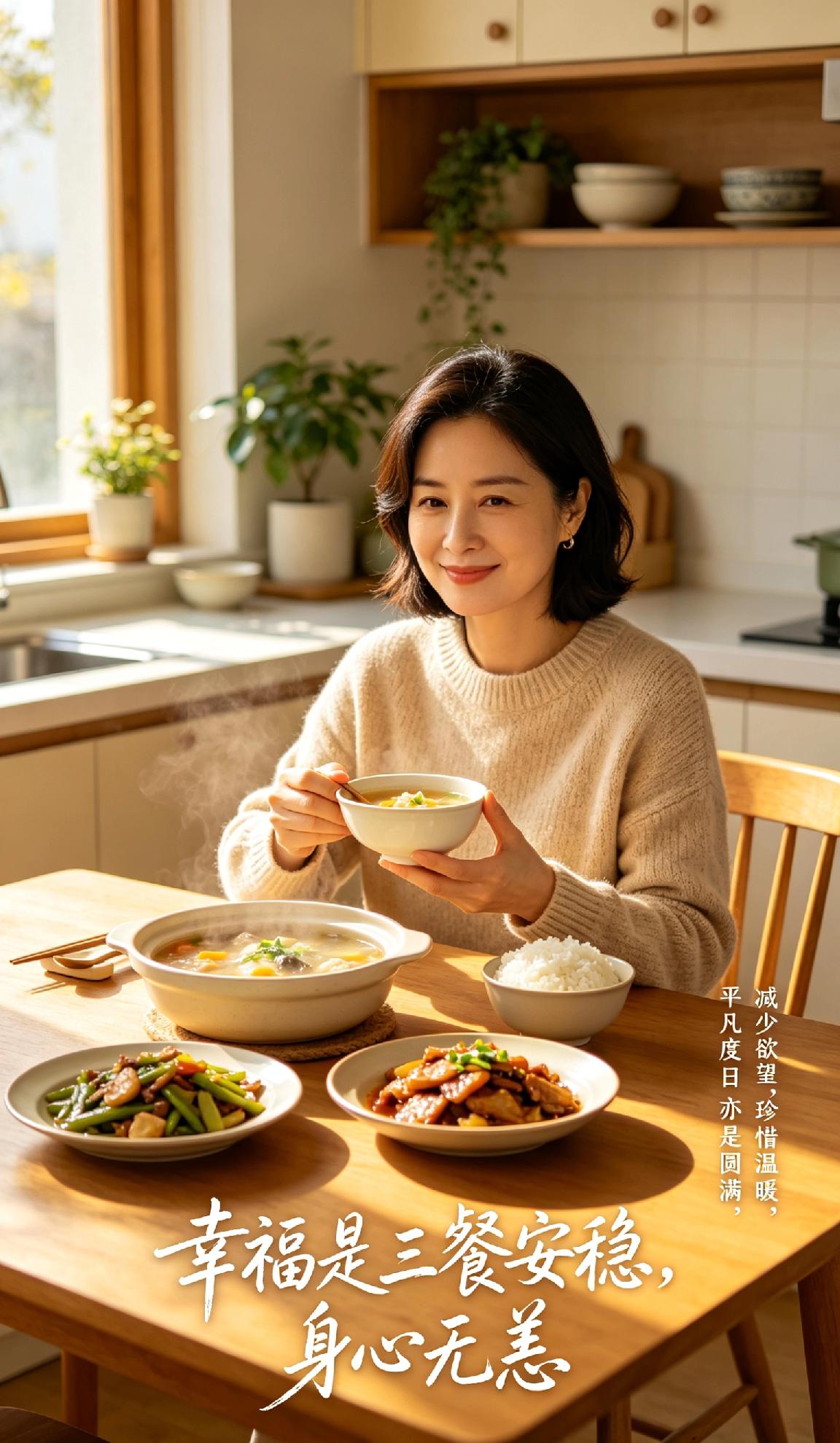 越长大越明白，幸福从来都很简单。不是大富大贵，而是三餐安稳，身心无恙，岁月静好。