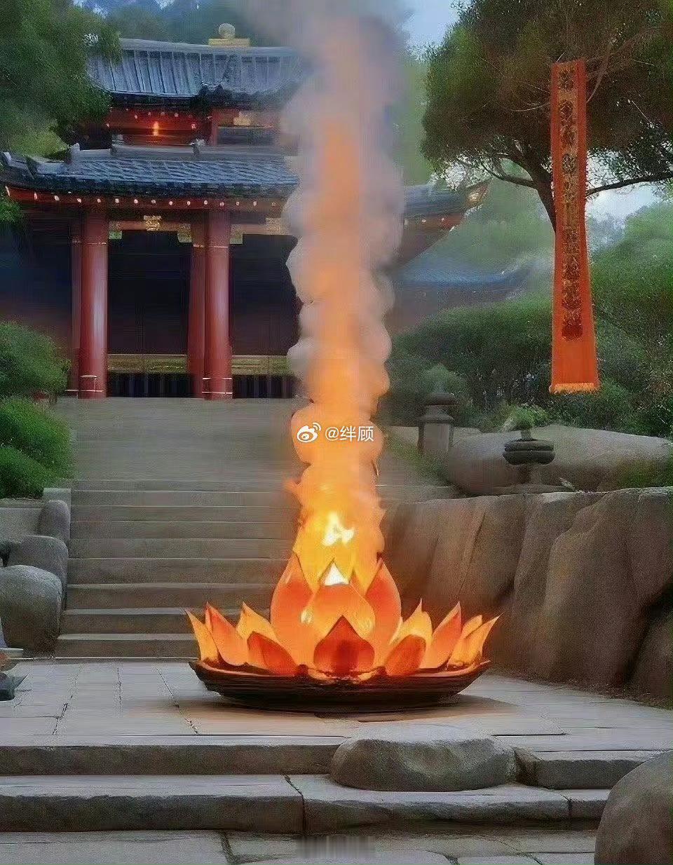 遇到佛香不要走开许愿真的很灵的！