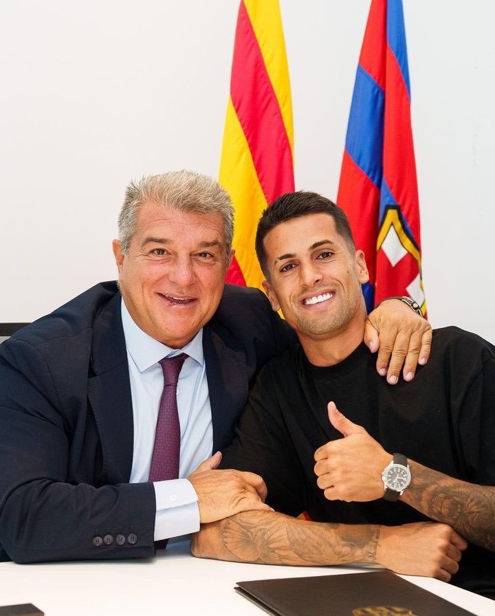 每体：坎塞洛加盟后，巴塞罗那将不会再在转会市场有其他操作。不会再有其他人加入。唯