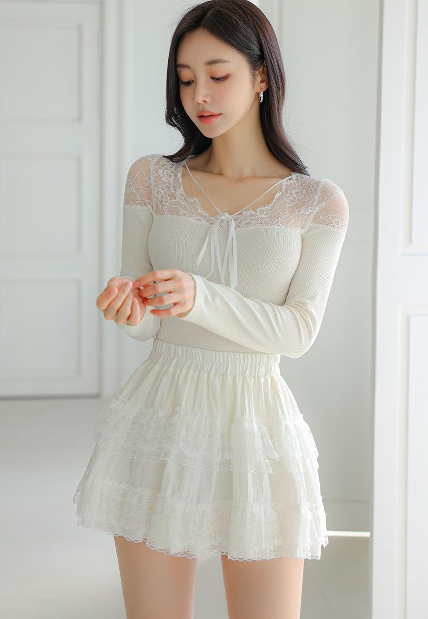 温柔甜美的蕾丝连衣裙，优雅气质满分！