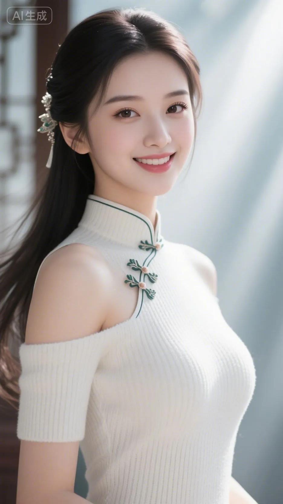 温柔甜美的东方美人，复古旗袍，优雅气质，惊艳时光。