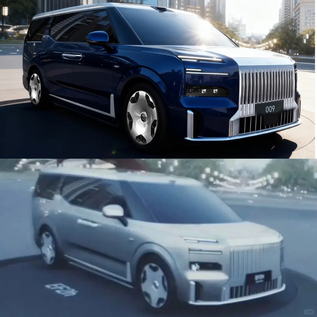 极氪009中改造型意外曝光？网友是从官方视频里截出来的[doge][doge][