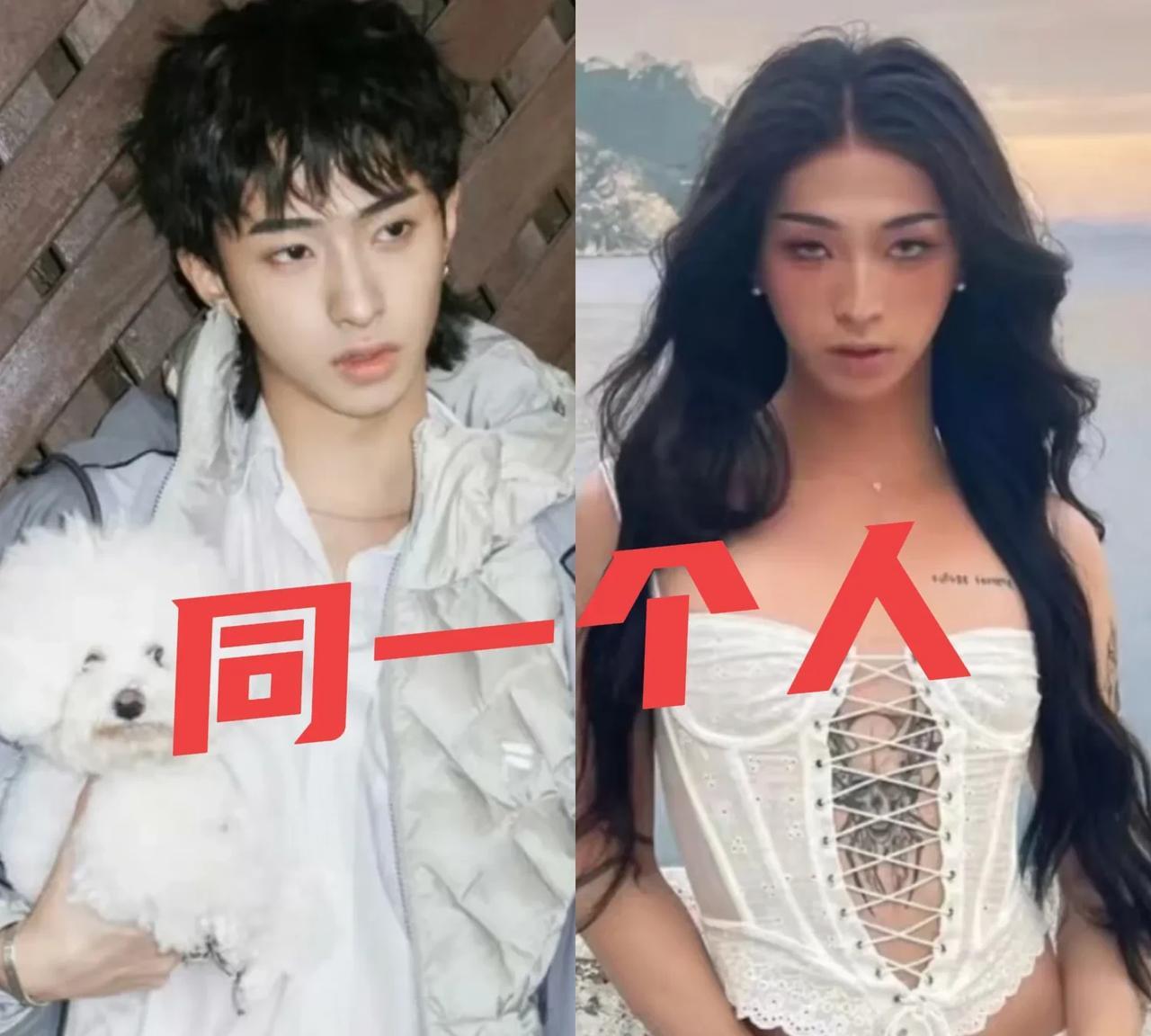 瞬间就能够理解他了为什么伊能静23岁的儿子恩利能够无所畏惧的穿女装了，并不是他