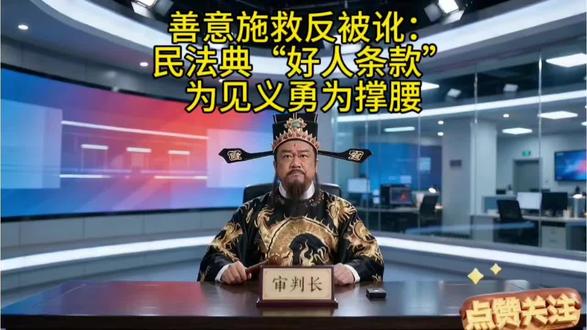 善意施救反被讹：民法典“好人条款”为见义勇为撑腰