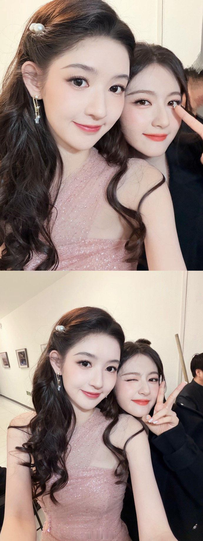 王玉雯合照堪称小型春晚聚会被王玉雯的合照惊喜到了！全是春晚熟面孔，白鹿、李昀锐