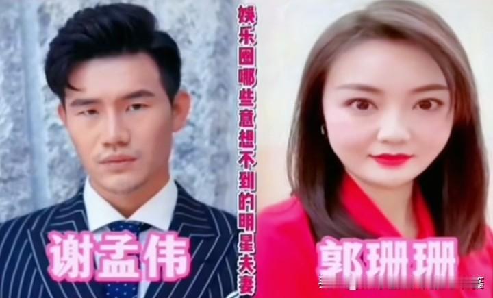低调相守的明星夫妻，每一对都让人羡慕不已谢孟伟&郭珊珊、胡诺言&陈琪、张嘉译&