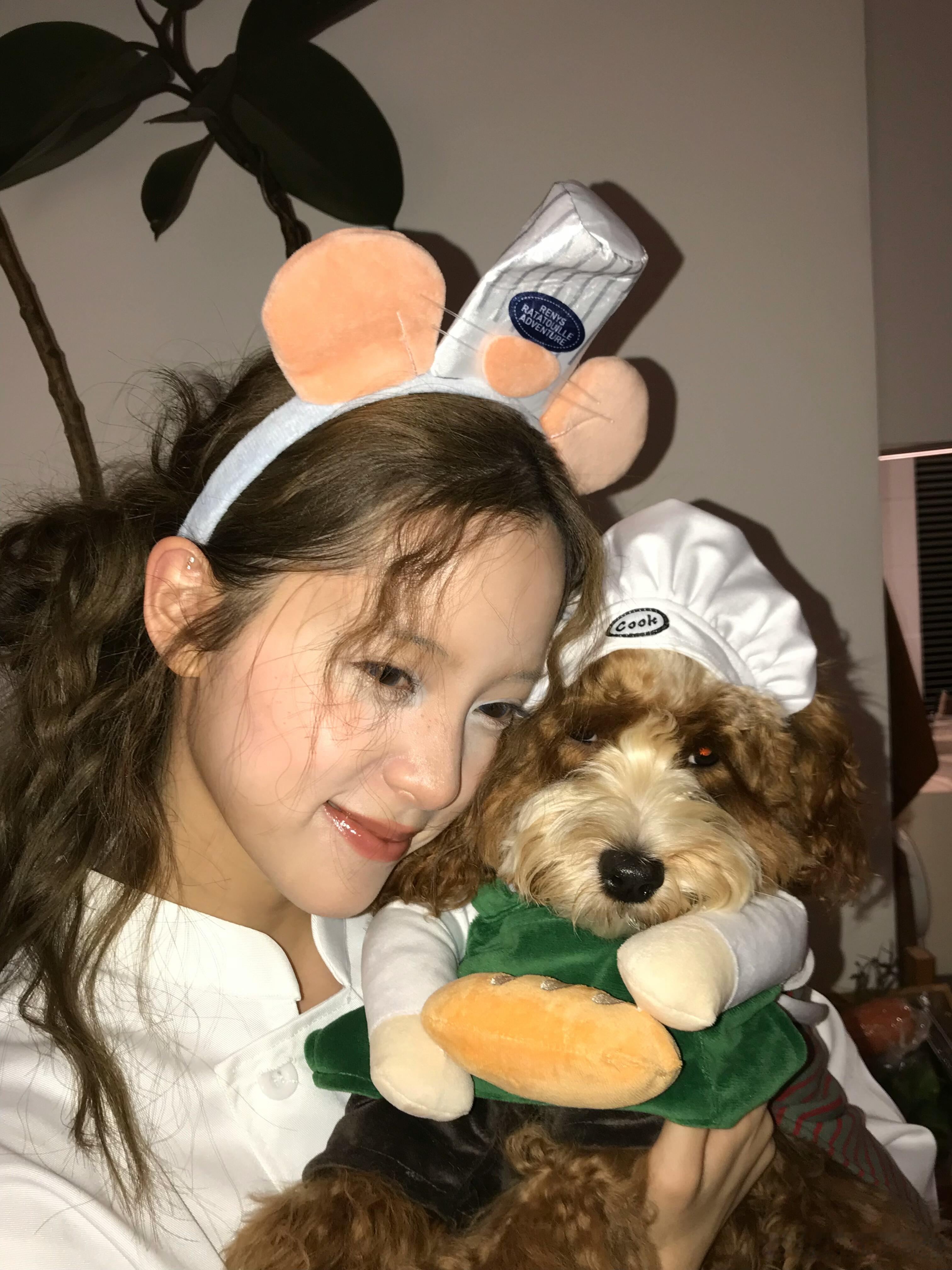 欧阳娜娜小狗塑[爱心][爱心][爱心]​​​