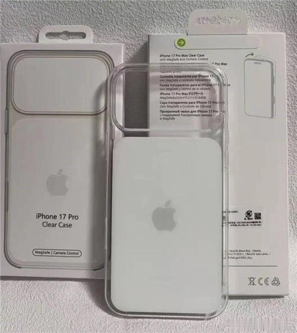 iPhone17Pro官方透明保护壳曝光，对比iPhone16Pro透明