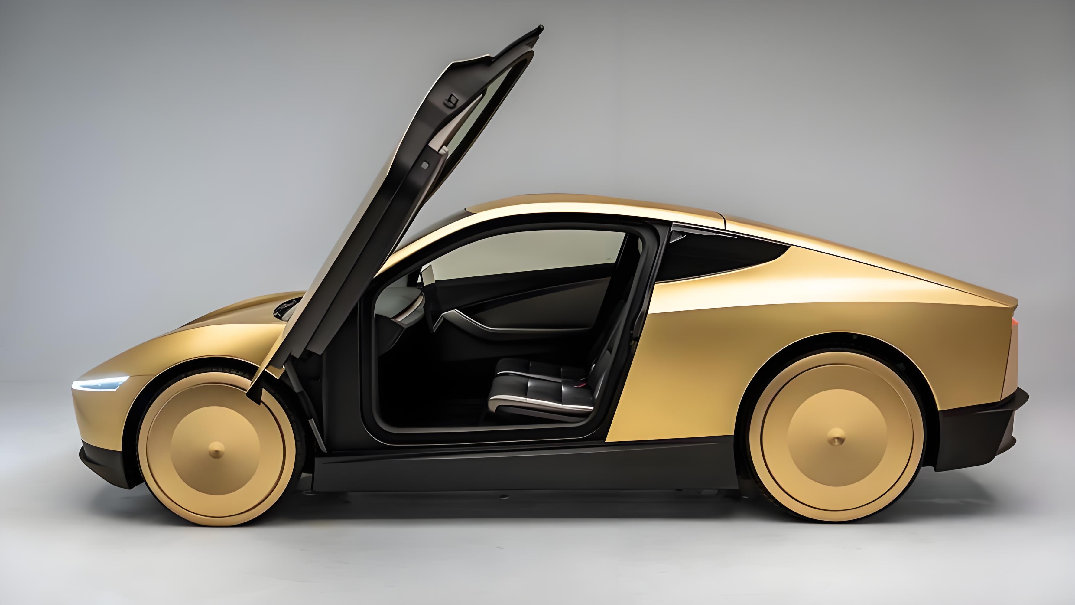 特斯拉首辆Cybercab在美国得州超级工厂正式下线。划重点：是量产版，不