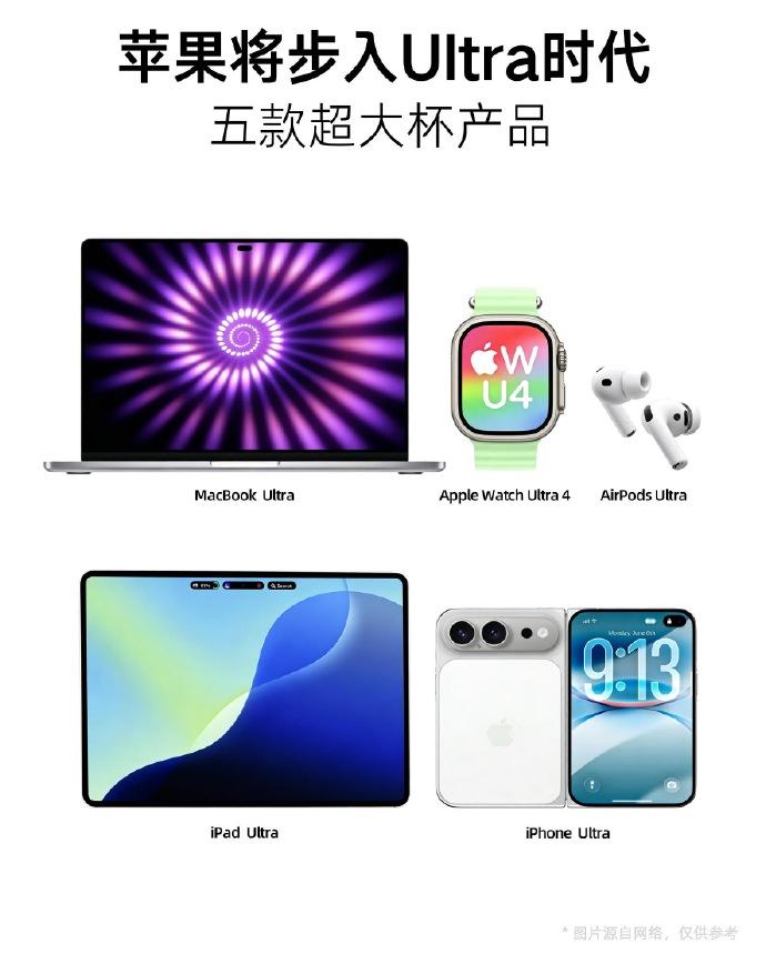 苹果即将进入Ultra超大杯时代苹果这是要全面开启Ultra时代了？最近曝光