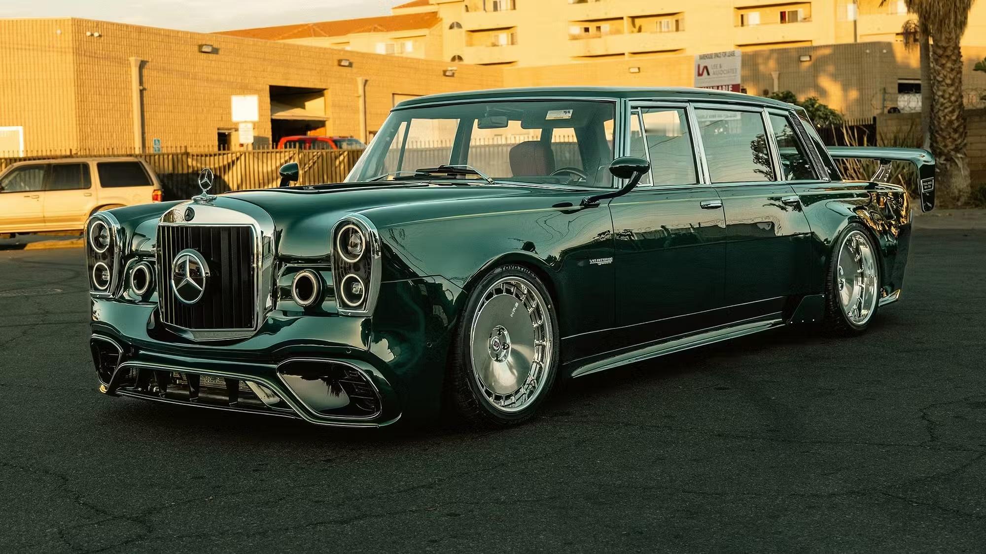 美国加州一家改车行S-KlubLA老板把自己的2024款V223AMGS6