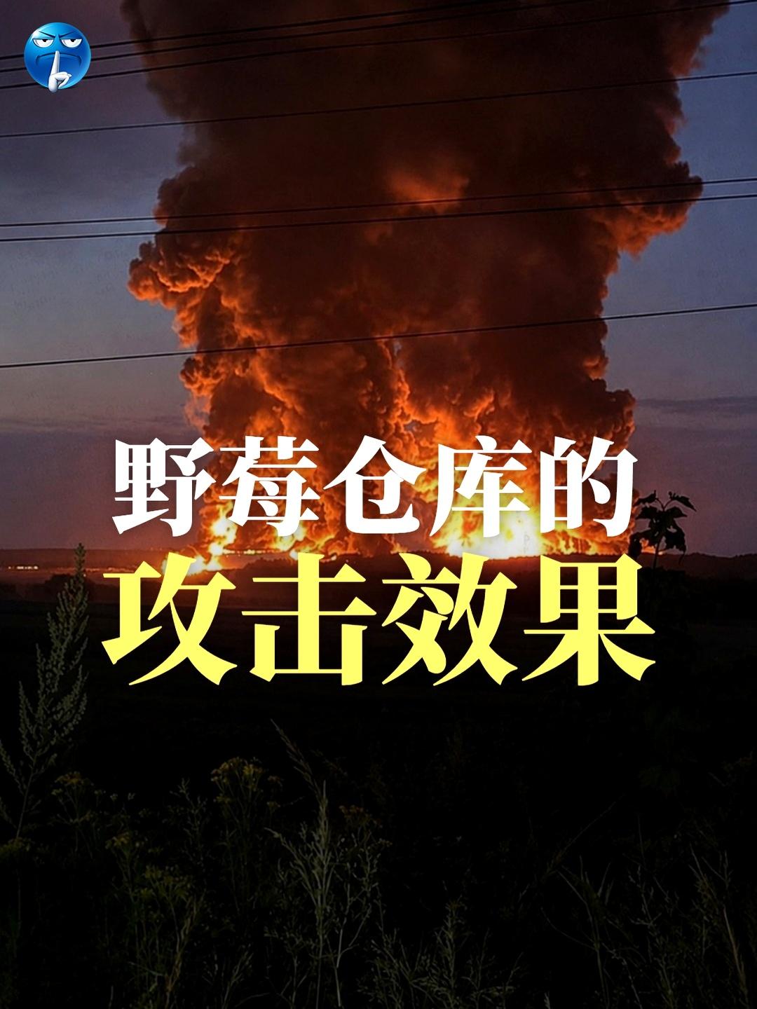 乌克兰对野莓的打击效果。乌克兰对俄罗斯野莓仓库的攻击，已经造成以下5个后果：