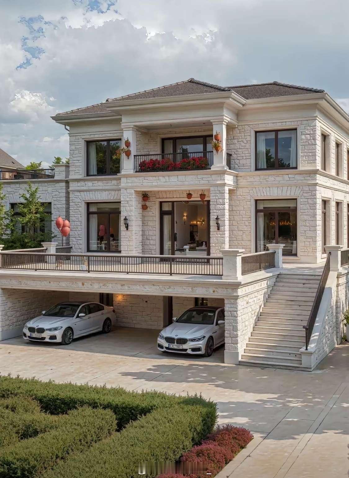 好喜欢这样的房子，不知道200万能不能建起来？​​​