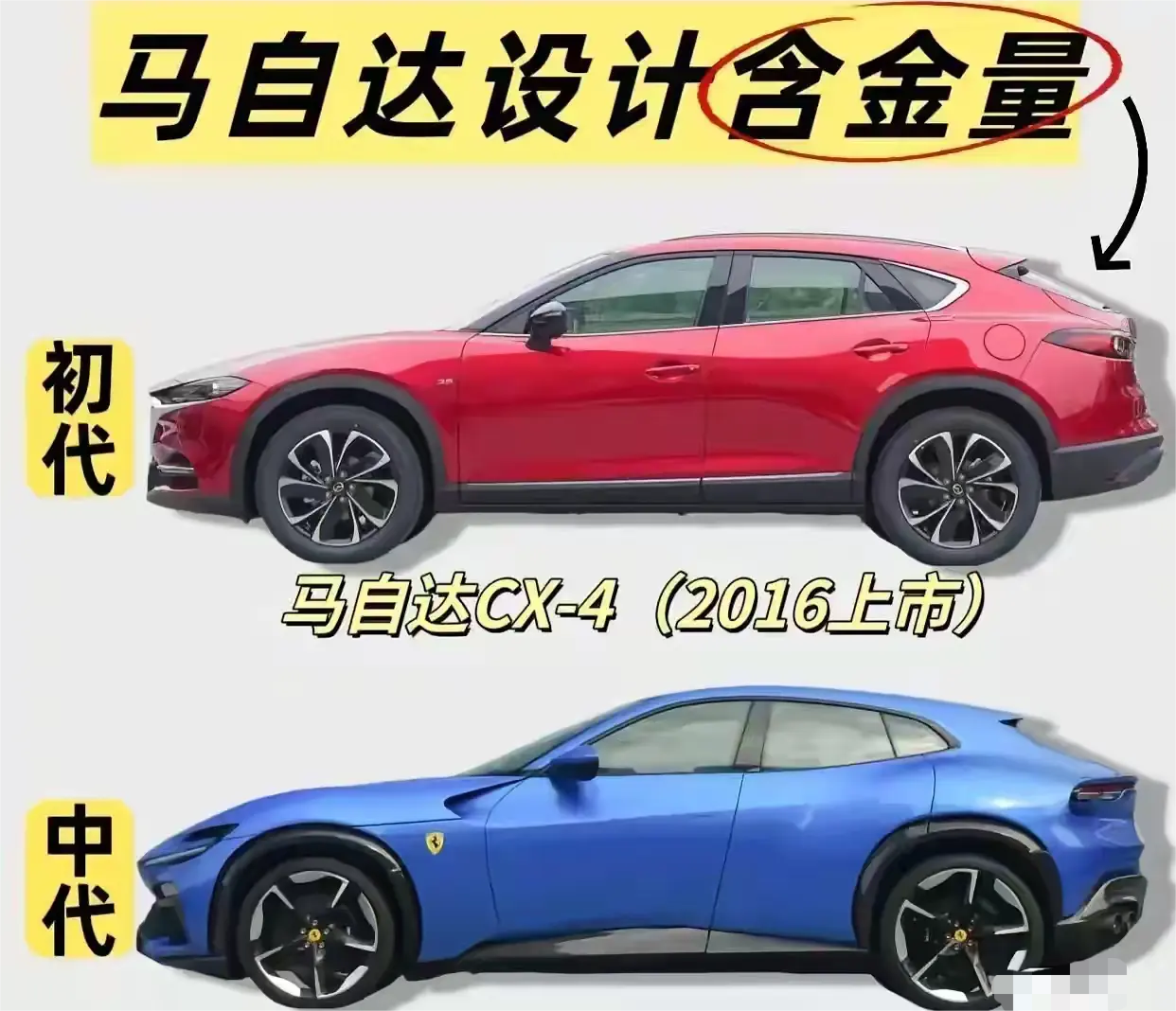 为什么法拉利抄马自达没人说？