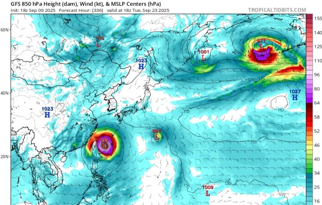 今年17号台风“米娜”最新预测，可能本月中旬后期生成并影响我国东南沿海！台风“塔