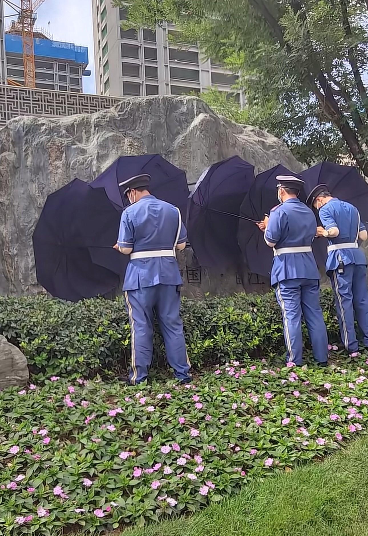 拿个伞没看明白，这什么操作？